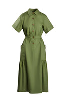 PAPIANO MILITRYGRN DRESS