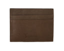 Billionaire Italian Couture Brown Leather Cardholder Wallet