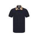 Burberry Blue Cotton Polo Shirt