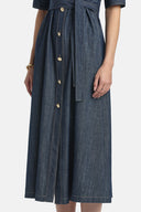 LS -PERIODICO DRESS - BLUE