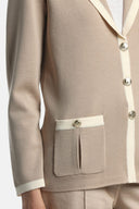 LS -MERIDIEN JACKET - BEIGE/CREAM