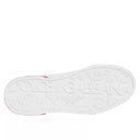 Dolce & Gabbana White Red Portofino Low Top Sneakers Shoes