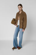Suede leather jacket - TACHA