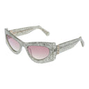 GCDS Silver Unisex Sunglass