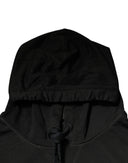 Dolce & Gabbana Black Cotton Hooded DG Shield Pullover Sweater