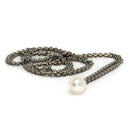 Fantasy Necklace With White Pearl, 90 cm / 35.4 in