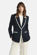 LS -VELICO JACKET - BLUE/CREAM