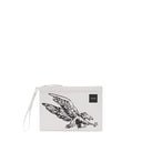 Lanvin White Leather Men Pouch Wallet