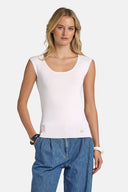 LS -CARPACCIO PULLOVER - WHITE