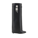 Givenchy Black Calf Leather Bos Taurus Boots