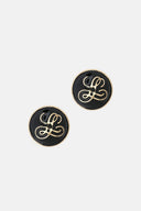 LS -NIAULI EARRING - BLACK/GOLD