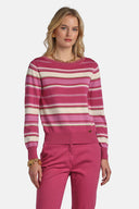 LS -MINORENNE PULLOVER - VAR FUCHSIA PINK