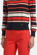 LS -MINORENNE PULLOVER - VAR BLUE ORANGE