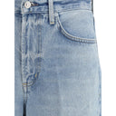 Citizens of Humanity Light Blue Cotton Straight-Leg Jeans