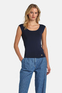 LS -CARPACCIO PULLOVER - BLUE