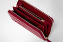 Mosaico Zip Wallet - Lipstick | Serapian Milano