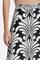 TASMANIA BLK OFF WHT SKIRT