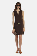 LS -CORCIANO DRESS - BROWN