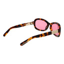 GCDS Brown Unisex Sunglass