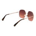 Max Mara Rose Gold Women Sunglass