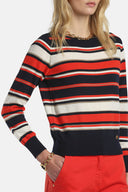 LS -MINORENNE PULLOVER - VAR BLUE ORANGE