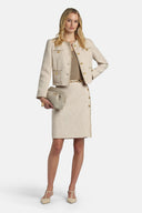LS -TANZANIA SKIRT - VAR BEIGE GOLD