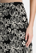 TENENTE BLK OFF WHT SKIRT