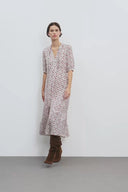Aurema Viscose Dress - Ecru