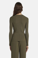 LS -CIVIDALE PULLOVER - MILITARY GREEN