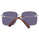 Swarovski Gold Women Sunglass