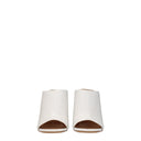 Off-White White Leather Platforms
