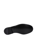 Versace Gray Leather Slip-On Loafers