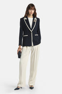 LS -VELICO JACKET - BLUE/CREAM