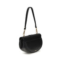Versace Black Calf Leather Bos Taurus Shoulder Bag
