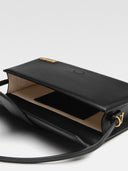 Jacquemus Black  leather Le Bambino Long bag