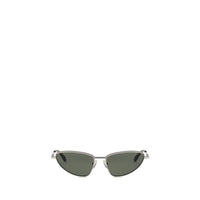 Alexander McQueen Silver Metal Sunglasses
