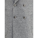 Brunello Cucinelli Wool and cashmere buttoned grisaille Suit
