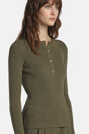 LS -CIVIDALE PULLOVER - MILITARY GREEN