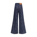 Etro Jacquard-patterned flare Jeans