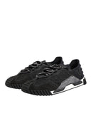 Dolce & Gabbana Black Logo Lace Low Top NS1 Sneaker Shoes