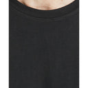 Jack Jones Black Cotton Long Sleeve T-Shirt