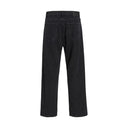 Jack Jones Black Cotton Relaxed Fit Jeans