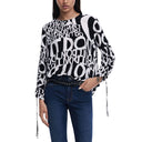 Desigual Black Viscose Blouse