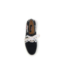 Dsquared² Black Cotton Slip-On Loafers