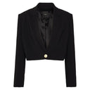 PINKO Black Polyester Suits & Blazer