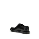 Dolce & Gabbana Black Calf Leather Bos Taurus Oxfords And Derbies