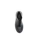 Dolce & Gabbana Black Calf Leather Bos Taurus Oxfords And Derbies