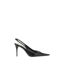 Saint Laurent Black Calf Leather Bos Taurus Pumps