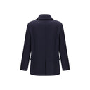 Burberry Blue Wool Coat