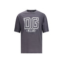Dolce & Gabbana Gray Cotton T-Shirt